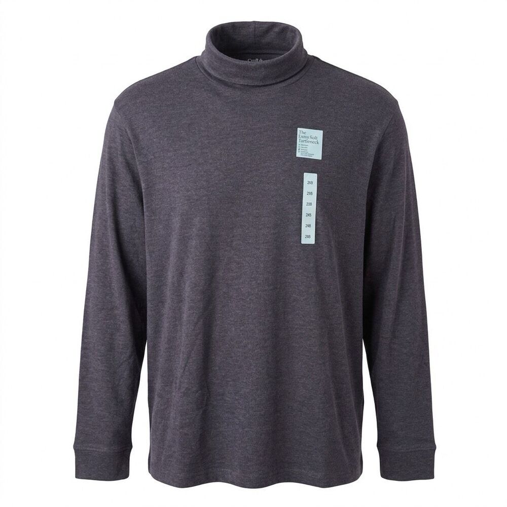 Croft & Barrow Men’s Extra Soft turtleneck plum   Sz 2XLB Tall NWT
